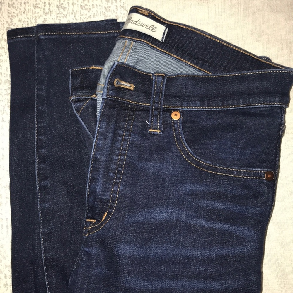Madewell 9” High Rise Skinny Jeans Larkspur Tencel